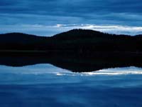 Midnight Lake near Ostersund, Sweden