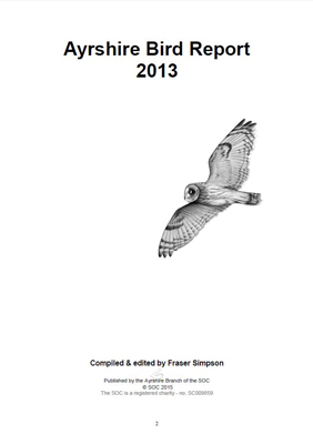 Ayrshire Bird Report 2013 - frontispiece