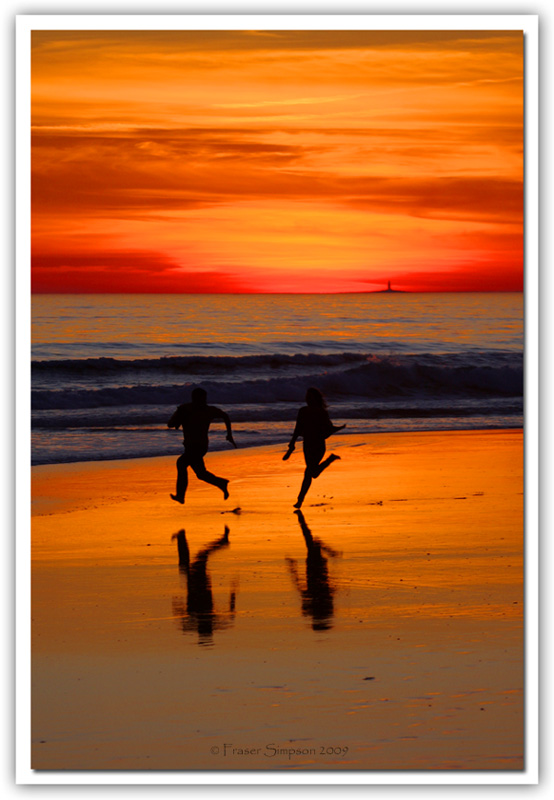 Costa de la Luz sunset © 2009 Fraser Simpson
