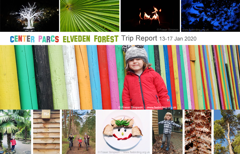 New trip report from Center Parcs Elveden Forest, Surrey 13-17 January 2020