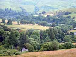 View of the glen from High Changue