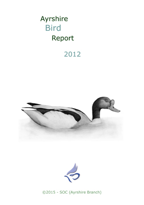 Ayrshire Bird Report 2012 - rear cover � Fraser Simpson