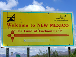 New Mexico-Arizona border © 2006  F. S. Simpson