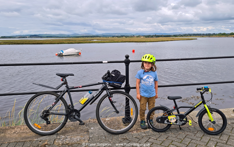 Cycling Irvine harbour � Fraser Simpson