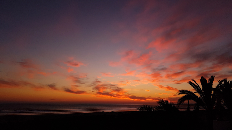 Sunset from Hotel Gran Sol, Zahara de los Atunes © Fraser Simpson