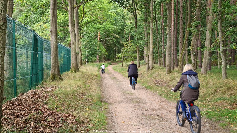 Cycling, Center Parcs Elveden Forest, Suffolk © Fraser Simpson 