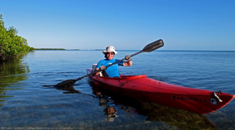 Kayaking around Summerland Key, Florida, © Fraser Simpson 2014