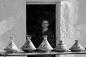 Tajine pottery shop