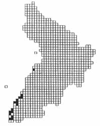 Northern Brown Argus distribution in Ayrshire