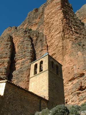 Church in Riglos village