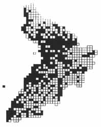 Red Admiral distribution in Ayrshire