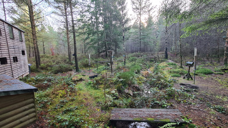 View from the Bird Hide, Center Parcs, Whinfell Forest, Cumbria © Fraser Simpson 